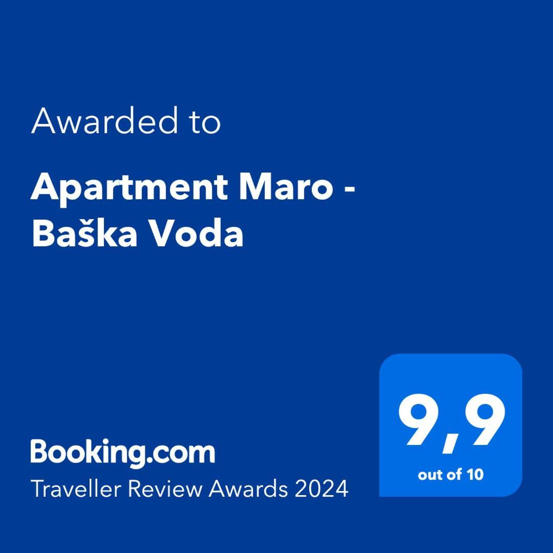 Apartment Maro - Baska Voda Ngoại thất bức ảnh